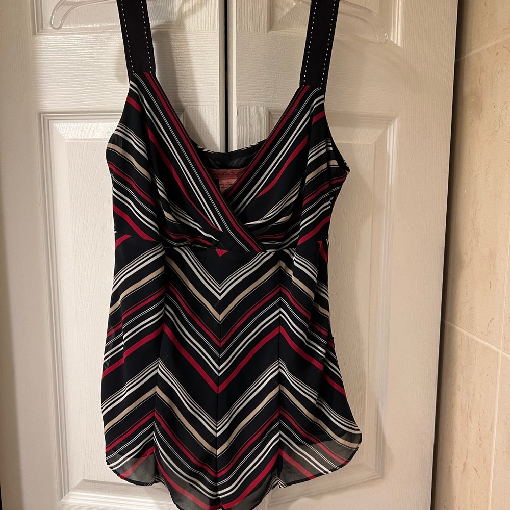 Bandolino Striped Sleeveless Top